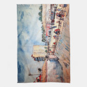 Tor in den Pariser Ramparts von Vincent van Gogh Geschirrtuch (Vertikal)