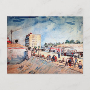 Tor in den Pariser Ramparts von Vincent van Gogh Postkarte