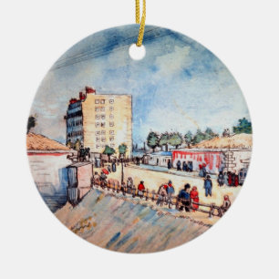 Tor in der Pariser Stadtmauer von Vincent van Gogh Keramik Ornament