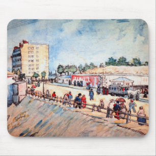Tor in der Pariser Stadtmauer von Vincent van Gogh Mousepad