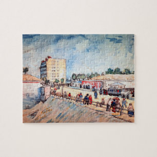 Tor in der Pariser Stadtmauer von Vincent van Gogh Puzzle