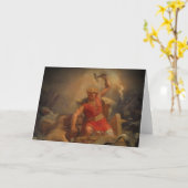 Tor kämpft gegen die Riesen Karte (Gelbe Blume)