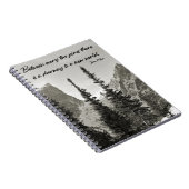 Tor zu einer neuen Welt im Gebirge Notizblock (Rechte Seite)