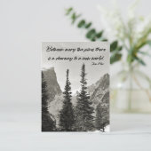 Tor zu einer neuen Welt im Gebirge Postkarte (Stehend Vorderseite)