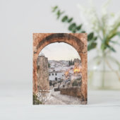 Tor zu Ronda Spanien Postkarte (Stehend Vorderseite)