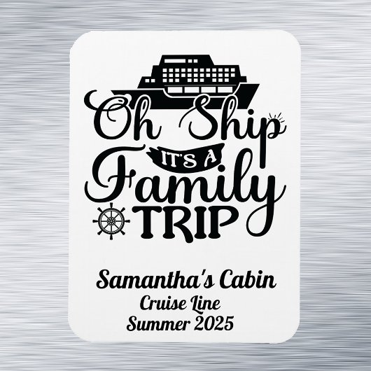 Tor zum Schiff für Familienausflüge Magnet