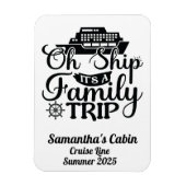 Tor zum Schiff für Familienausflüge Magnet (Vertikal)