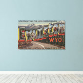 Tor zum Uinta-Gebirge - Evanston, WY Leinwanddruck (Insitu (Holzboden))