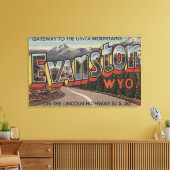 Tor zum Uinta-Gebirge - Evanston, WY Leinwanddruck (Insitu (Wohnzimmer))