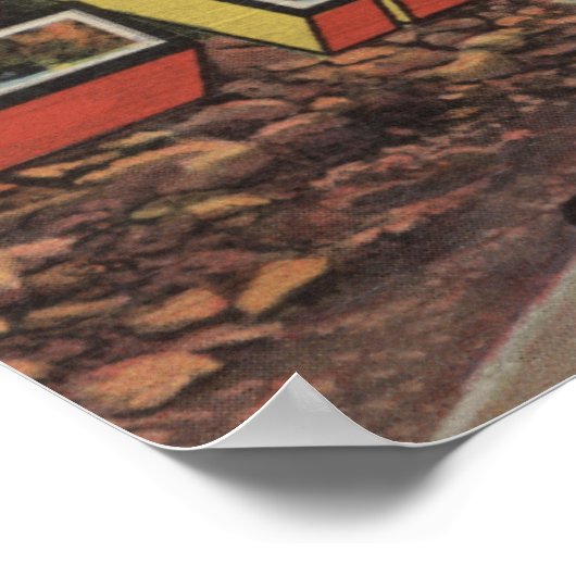 Tor zum Uinta-Gebirge - Evanston, WY Poster (Ecke)