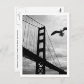 Tor zum Westen, B&W Postkarte (Vorne/Hinten)