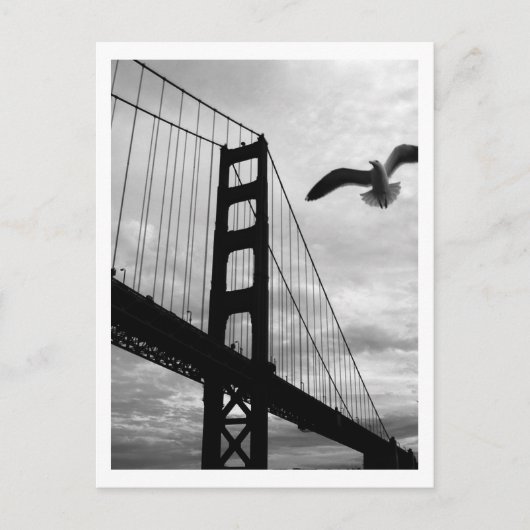 Tor zum Westen, B&W Postkarte (Vorderseite)