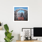 Tor zum Winter Wonderland Poster (Heimbüro)