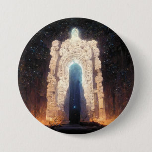 Tor zur Eternity Fantasy Sci-Fi Kunst Button