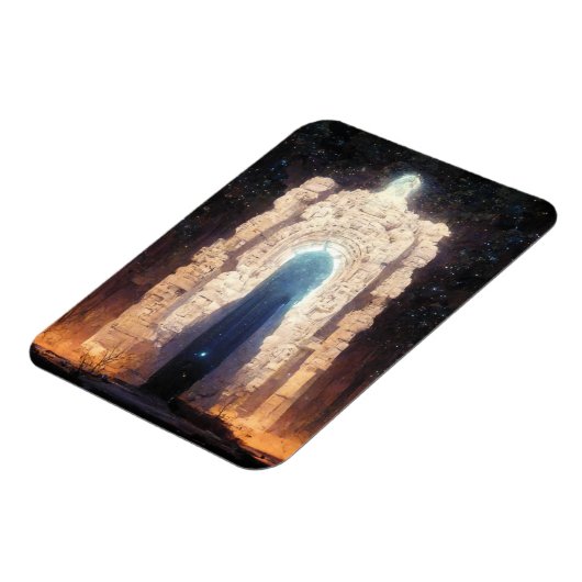 Tor zur Eternity Fantasy Sci-Fi Kunst Magnet (Linke Seite)
