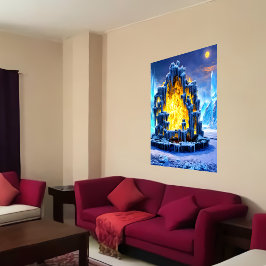Tor zur Hölle | AI Art Poster