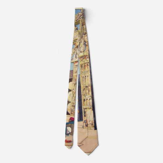 Tor zur Stupa von Sanchi, Hiroshi Yoshida Krawatte (Rückseite)