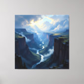 Tor zur Tiefe – Die geheimnisvolle Schlucht Leinwanddruck (Vorderseite)