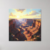 Tor zur Tiefe – Die geheimnisvolle Schlucht Leinwanddruck (Vorderseite)