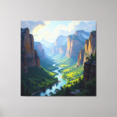 Tor zur Tiefe – Die geheimnisvolle Schlucht Leinwanddruck (Vorderseite)