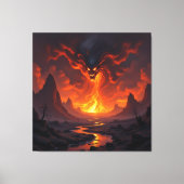 Tor zur Unterwelt – Reich der Schatten Leinwanddruck (Vorderseite)