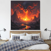 Tor zur Unterwelt – Reich der Schatten Leinwanddruck (Insitu (Schlafzimmer))