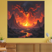 Tor zur Unterwelt – Reich der Schatten Leinwanddruck (Insitu (Wohnzimmer))