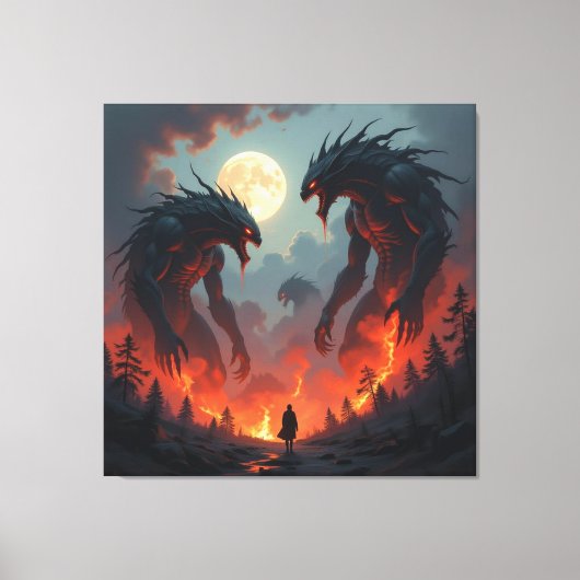 Tor zur Unterwelt – Reich der Schatten Leinwanddruck (Vorderseite)