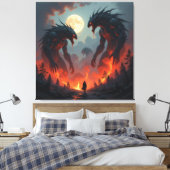 Tor zur Unterwelt – Reich der Schatten Leinwanddruck (Insitu (Schlafzimmer))