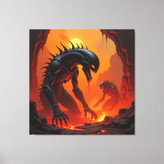 Tor zur Unterwelt – Reich der Schatten Leinwanddruck (Vorderseite)