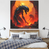 Tor zur Unterwelt – Reich der Schatten Leinwanddruck (Insitu (Schlafzimmer))