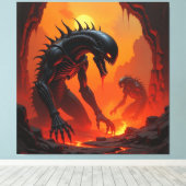 Tor zur Unterwelt – Reich der Schatten Leinwanddruck (Insitu (Holzboden))