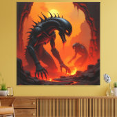 Tor zur Unterwelt – Reich der Schatten Leinwanddruck (Insitu (Wohnzimmer))