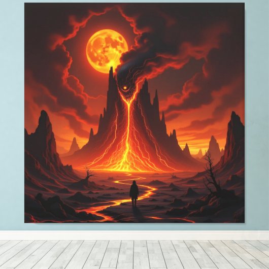 Tor zur Unterwelt – Reich der Schatten Leinwanddruck (Insitu (Holzboden))