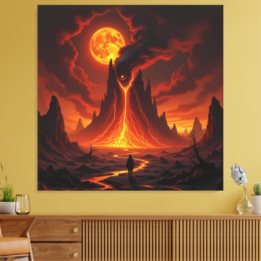 Tor zur Unterwelt – Reich der Schatten Leinwanddruck (Insitu (Wohnzimmer))