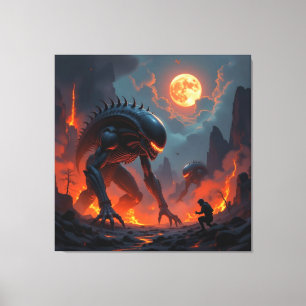 Tor zur Unterwelt – Reich der Schatten Leinwanddruck