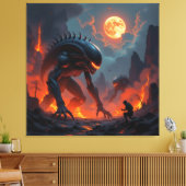 Tor zur Unterwelt – Reich der Schatten Leinwanddruck (Insitu (Wohnzimmer))