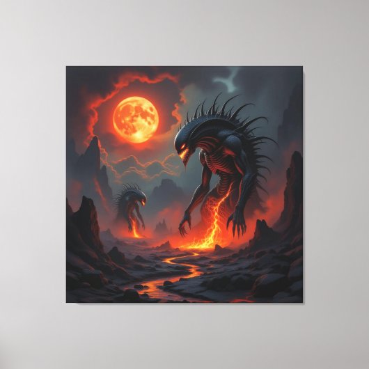 Tor zur Unterwelt – Reich der Schatten Leinwanddruck (Vorderseite)