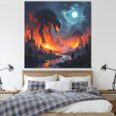 Tor zur Unterwelt – Reich der Schatten Leinwanddruck (Insitu (Schlafzimmer))