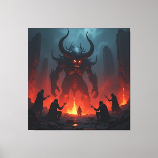 Tor zur Unterwelt – Reich der Schatten Leinwanddruck (Vorderseite)