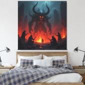 Tor zur Unterwelt – Reich der Schatten Leinwanddruck (Insitu (Schlafzimmer))