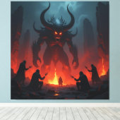 Tor zur Unterwelt – Reich der Schatten Leinwanddruck (Insitu (Holzboden))