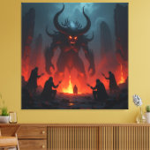 Tor zur Unterwelt – Reich der Schatten Leinwanddruck (Insitu (Wohnzimmer))