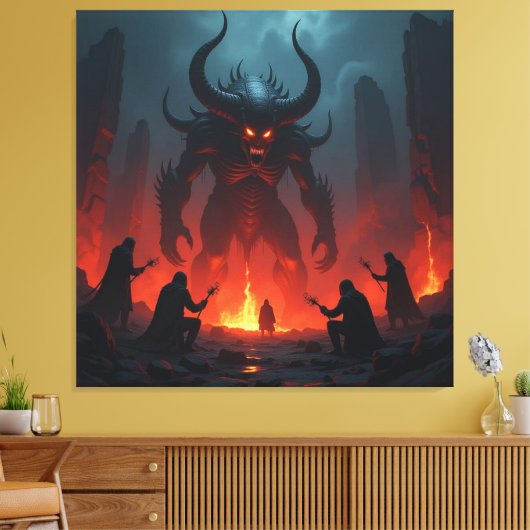 Tor zur Unterwelt – Reich der Schatten Leinwanddruck (Insitu (Wohnzimmer))