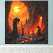 Tor zur Unterwelt – Reich der Schatten Leinwanddruck (Insitu (Holzboden))