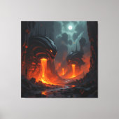 Tor zur Unterwelt – Reich der Schatten Leinwanddruck (Vorderseite)