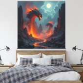 Tor zur Unterwelt – Reich der Schatten Leinwanddruck (Insitu (Schlafzimmer))