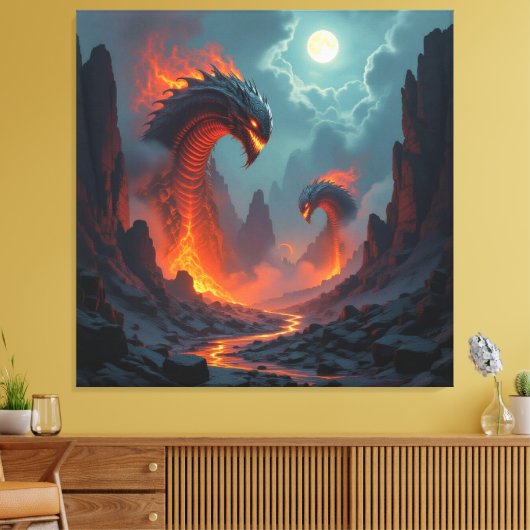 Tor zur Unterwelt – Reich der Schatten Leinwanddruck (Insitu (Wohnzimmer))