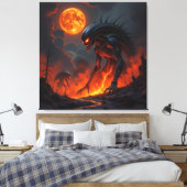 Tor zur Unterwelt – Reich der Schatten Leinwanddruck (Insitu (Schlafzimmer))