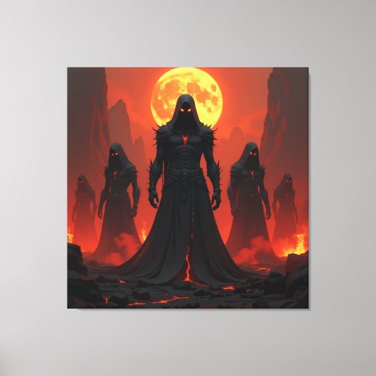 Tor zur Unterwelt – Reich der Schatten Leinwanddruck (Vorderseite)